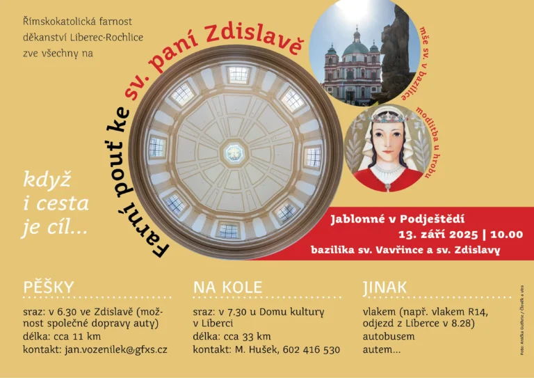 pozvánka pouť Jablonné v Podještědí